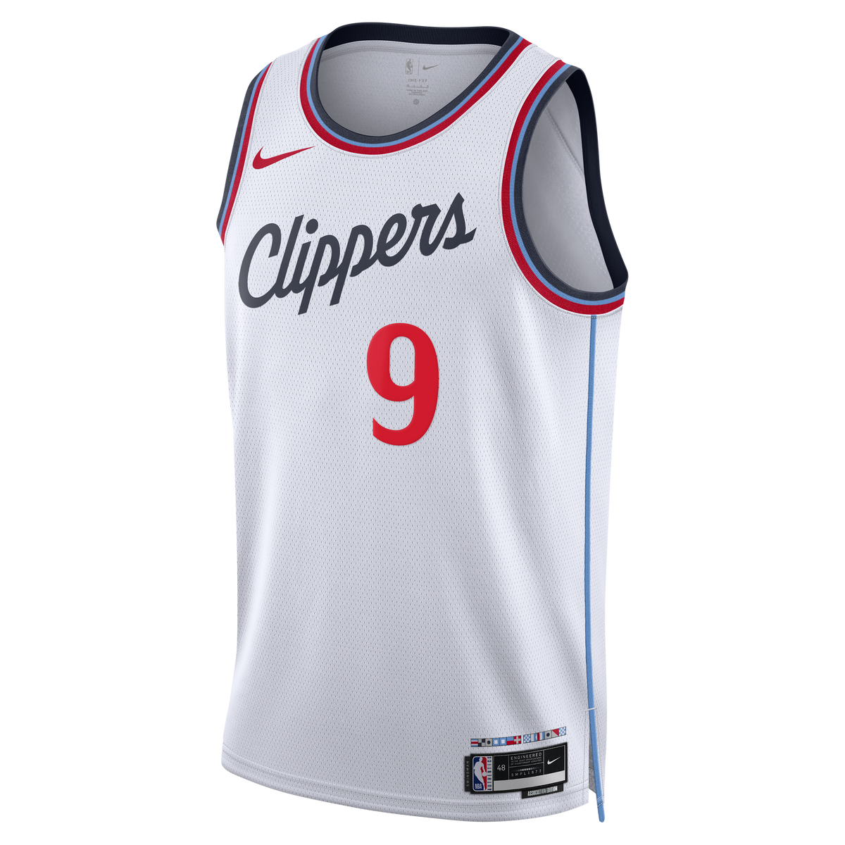 Los Angeles Clippers Replica Association Edition Swingman Jersey - White - Bennedict Mathurin - Unisex
