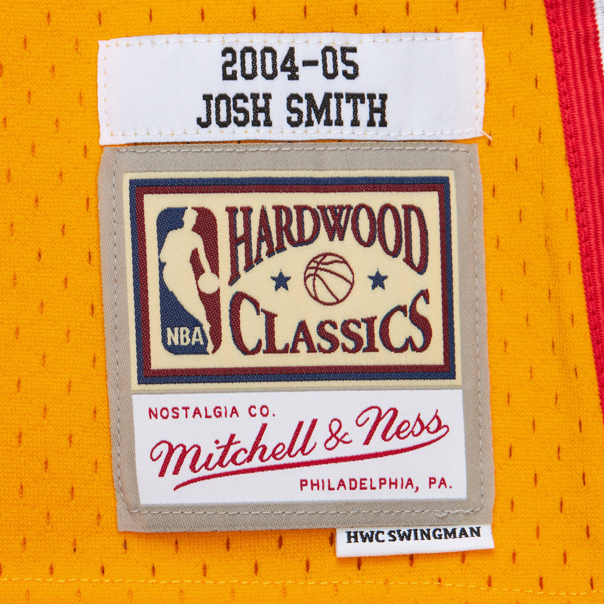 Atlanta Hawks Josh Smith 2004 Alternate Authentic Jersey - Yellow