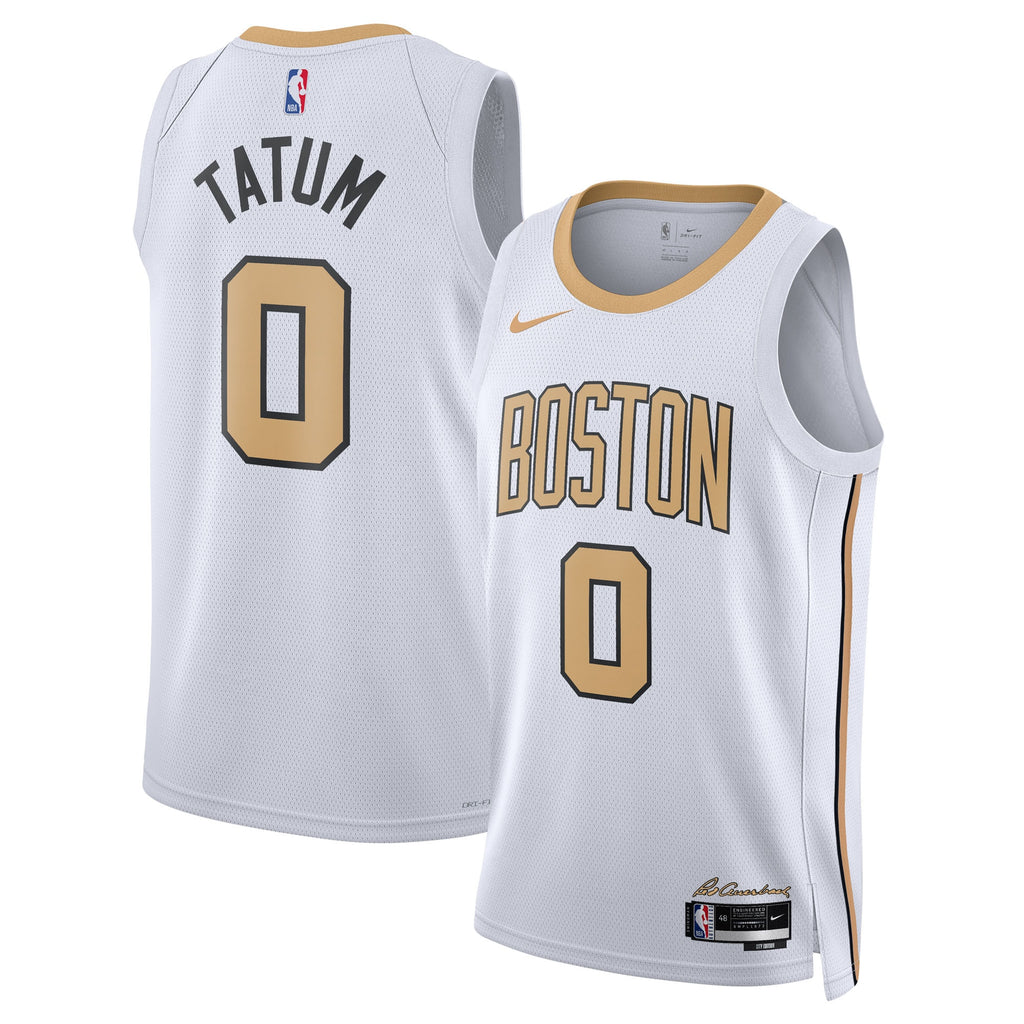 Boston Celtics 2025/26 City Edition Swingman Jersey - White - Jayson Tatum - Unisex