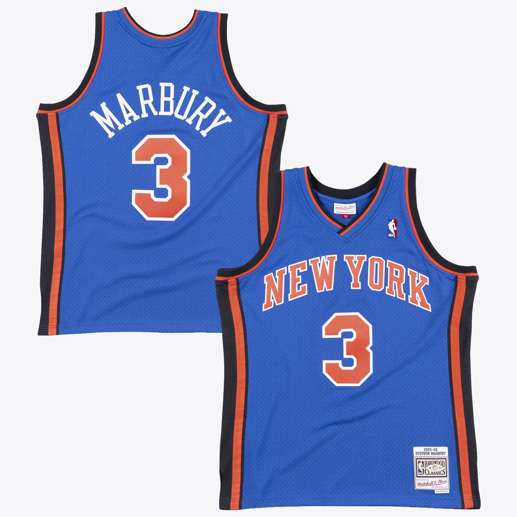 New York Knicks Stephon Marbury 2006 Swingman Authentic Jersey - Royal Blue