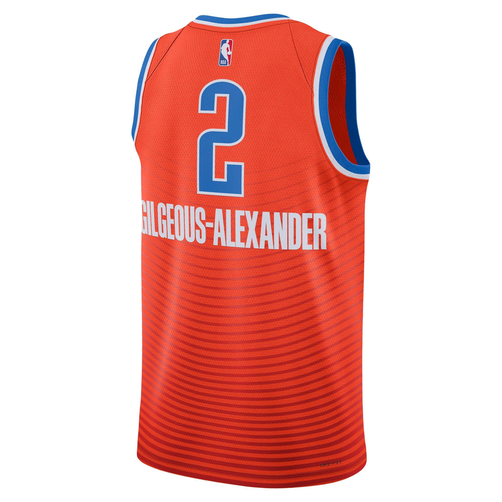 Oklahoma City Thunder Replica Statement Swingman Jersey - Shai Gilgeous-Alexander - Unisex