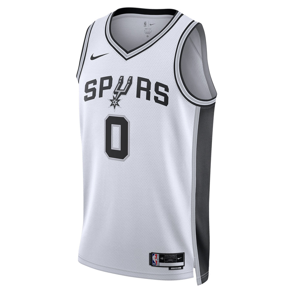 San Antonio Spurs Association Edition Swingman Jersey - White - Keldon Johnson - Unisex