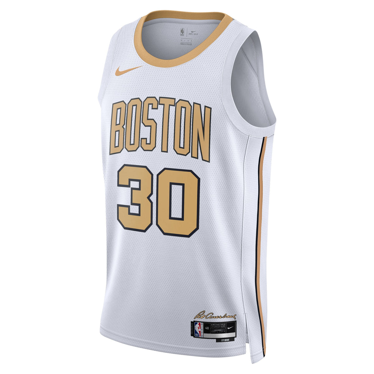 Boston Celtics 2025/26 City Edition Swingman Jersey - White - Sam Hauser - Unisex