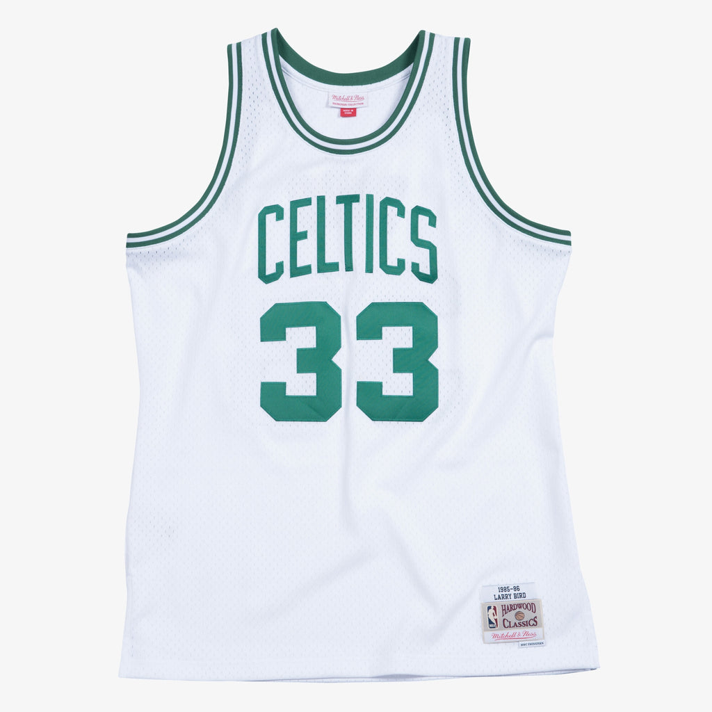 Boston Celtics Swingman Jersey Home Larry Bird 1985-86