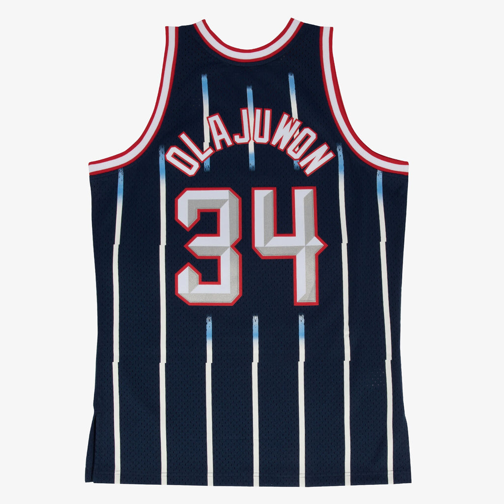 Houston Rockets Swingman Jersey Road Hakeem Olajuwon 1996-97