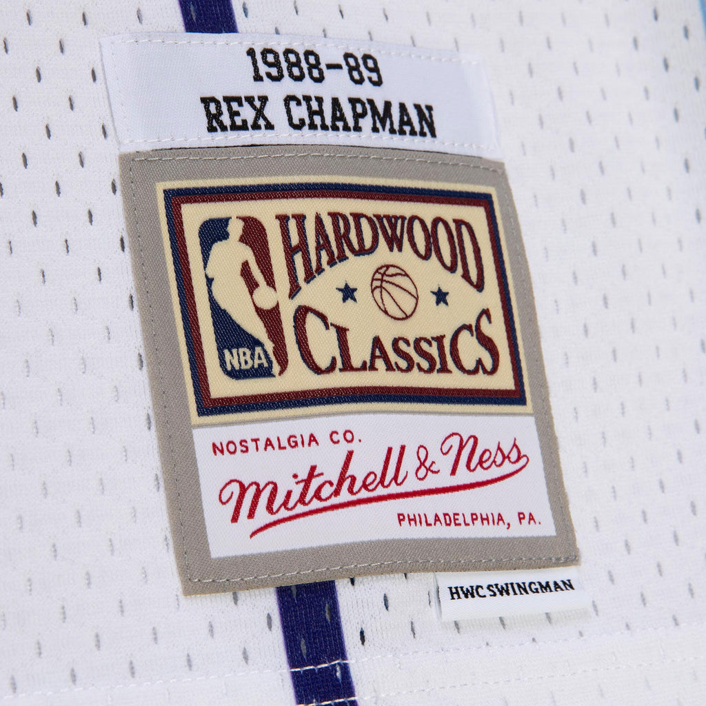 Charlotte Hornets Rex Chapman 1988 Authentic Jersey - White
