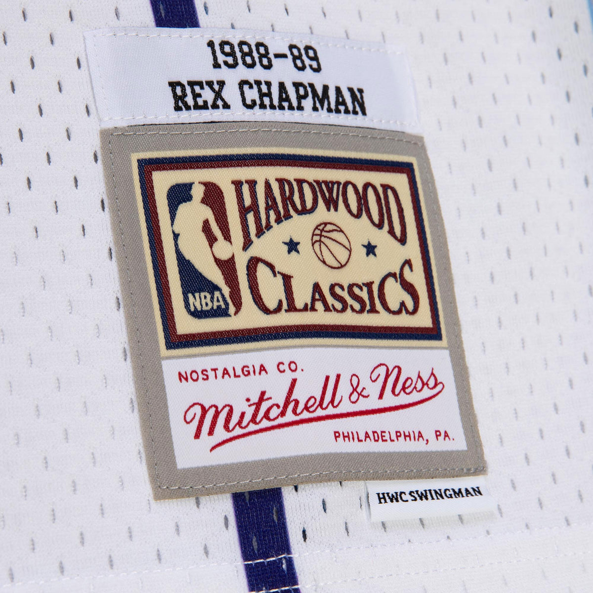 Charlotte Hornets Rex Chapman 1988 Authentic Jersey - White
