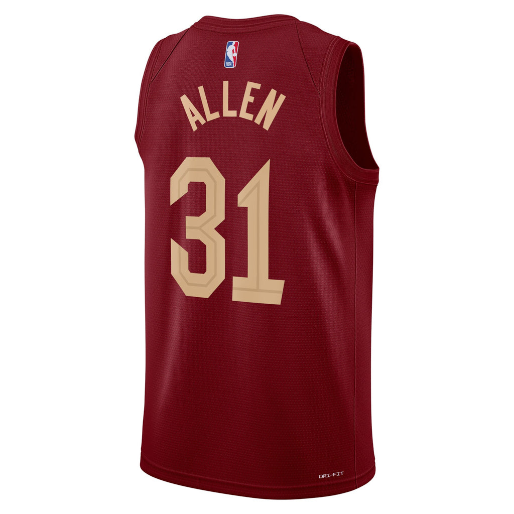 Cleveland Cavaliers Icon Edition Swingman Jersey - Maroon - Jarrett Allen - Unisex