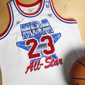 NBA All-Star East Michael Jordan 1991 Authentic Jersey - White - Mens