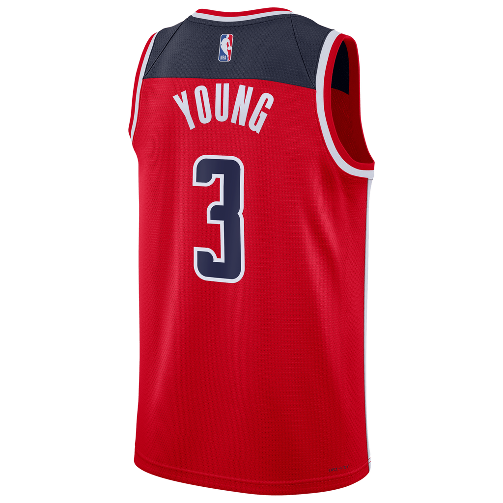 Washington Wizards Icon Edition Swingman Jersey - Red - Trae Young - Unisex