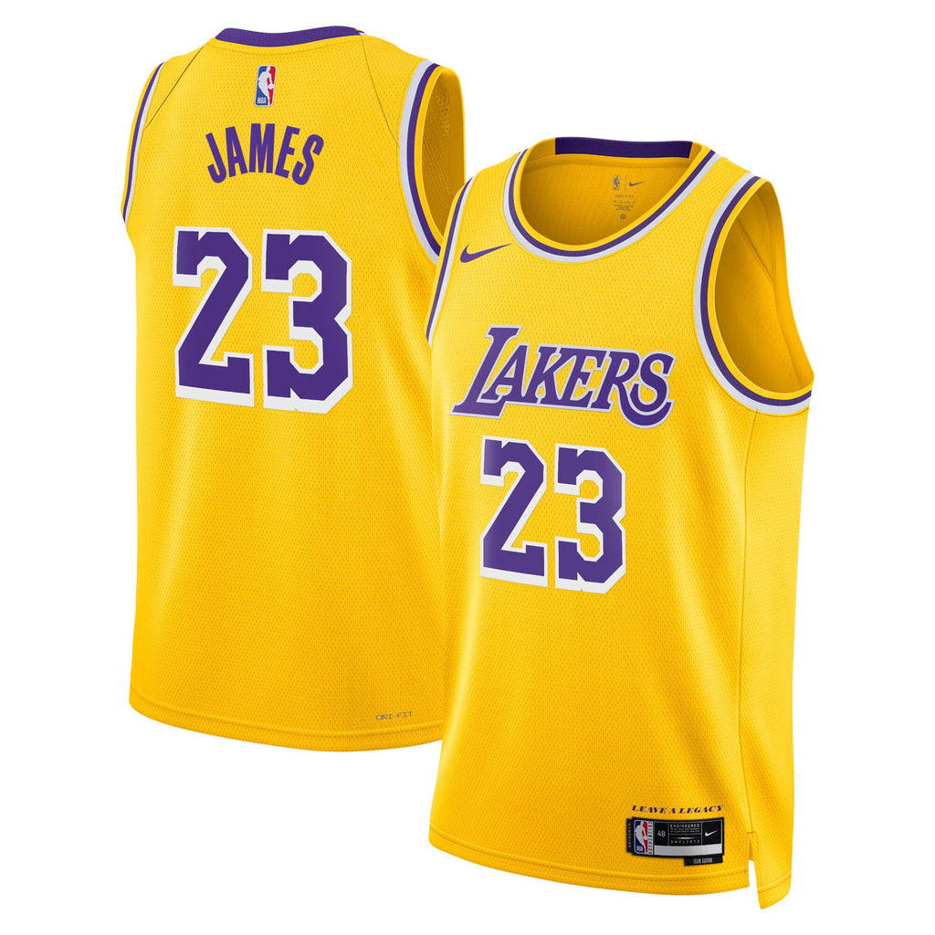 Los Angeles Lakers Icon Swingman Jersey - James 23 - Mens