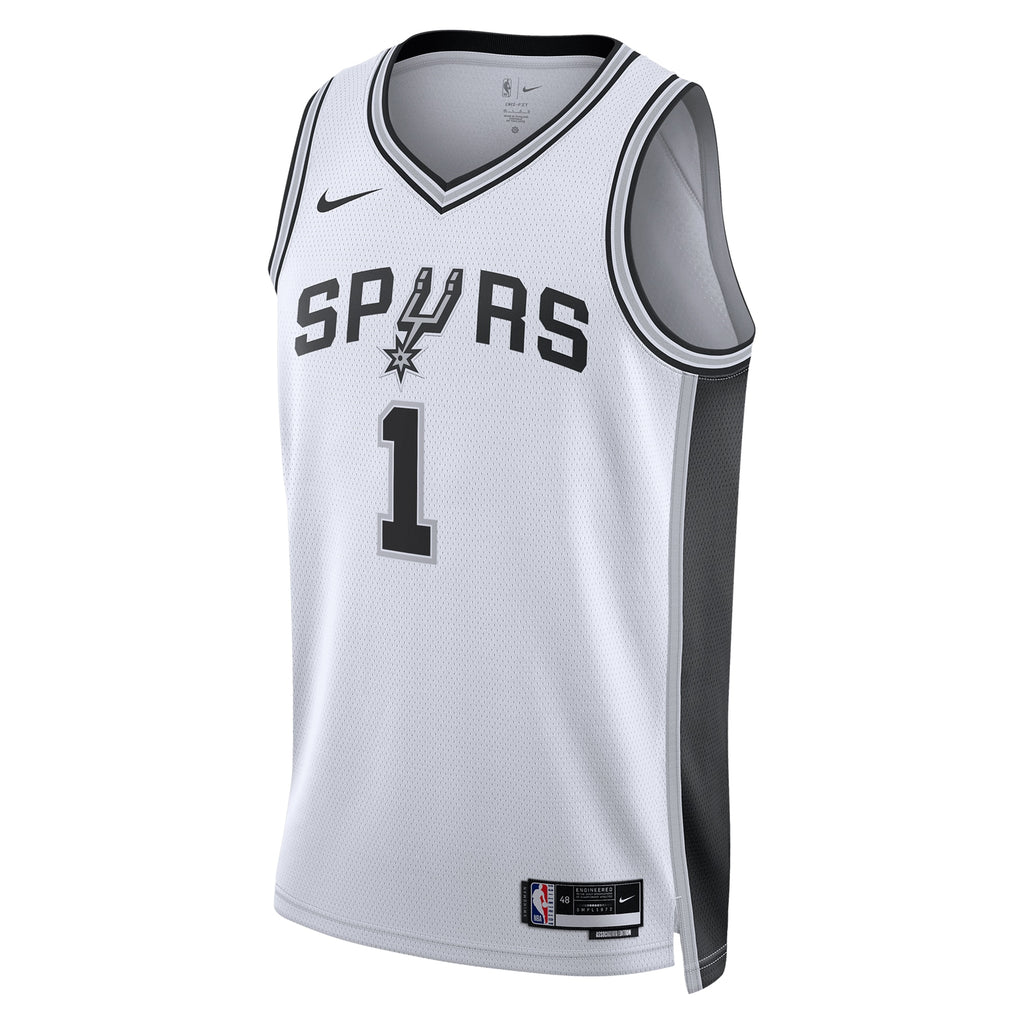 San Antonio Spurs Association Edition Swingman Jersey - White - Victor Wembanyama - Unisex