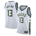Milwaukee Bucks Association Edition Swingman Jersey - White - Ryan Rollins - Unisex