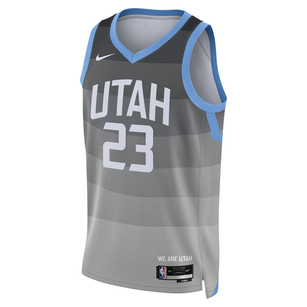 Utah Jazz 2025/26 City Edition Swingman Jersey - Gray - Lauri Markkanen - Unisex