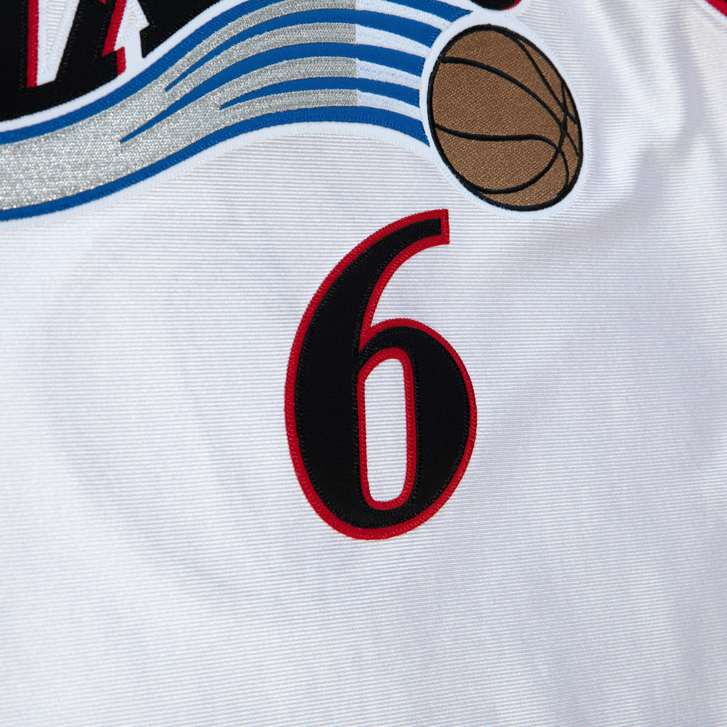 Philadelphia 76ers Allen Iverson 2002 All-Star East Authentic Jersey - White