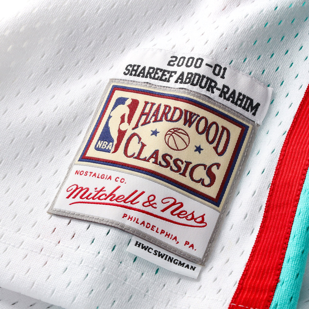 Vancouver Grizzlies Shareef Abdur-Rahim 2000 Swingman Authentic Jersey - White