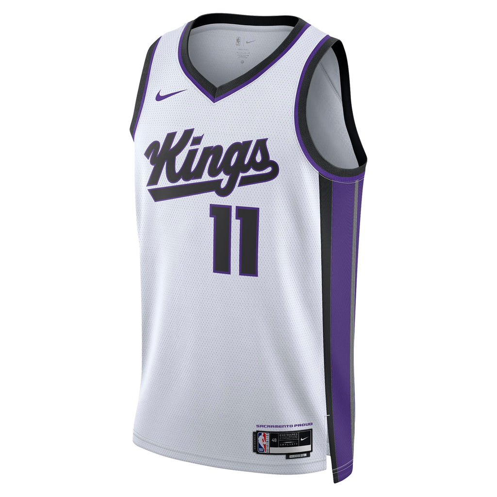 Sacramento Kings Association Edition Swingman Jersey - White - Domantas Sabonis - Unisex