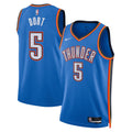 Oklahoma City Thunder Icon Edition Swingman Jersey - Blue - Luguentz Dort - Unisex