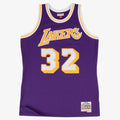 Los Angeles Lakers Swingman Jersey Road Magic Johnson 1984-85