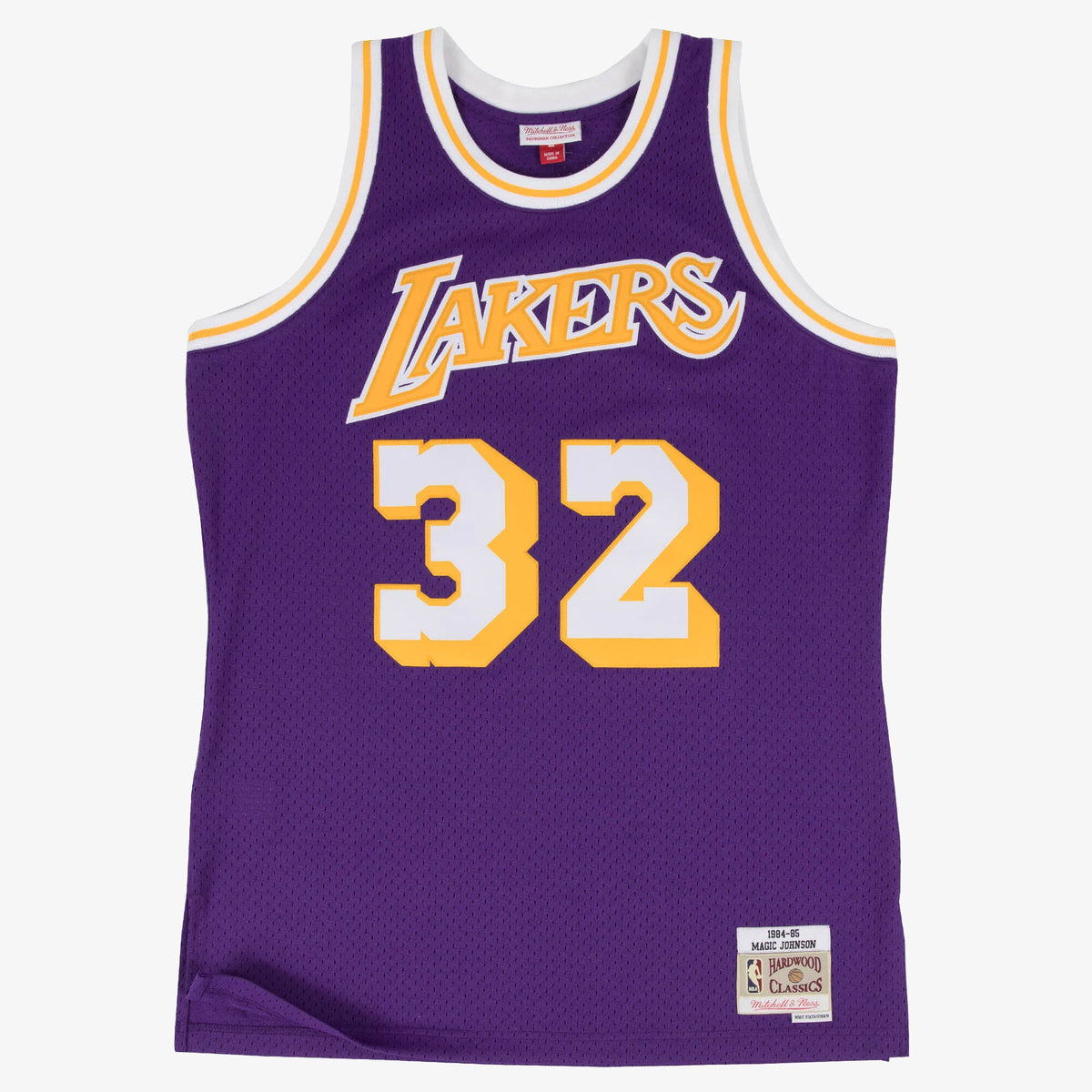 Los Angeles Lakers Swingman Jersey Road Magic Johnson 1984-85
