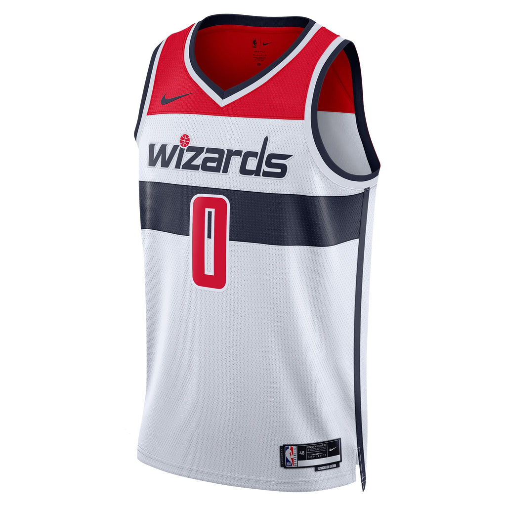 Washington Wizards Association Edition Swingman Jersey - White - Bilal Coulibaly - Unisex