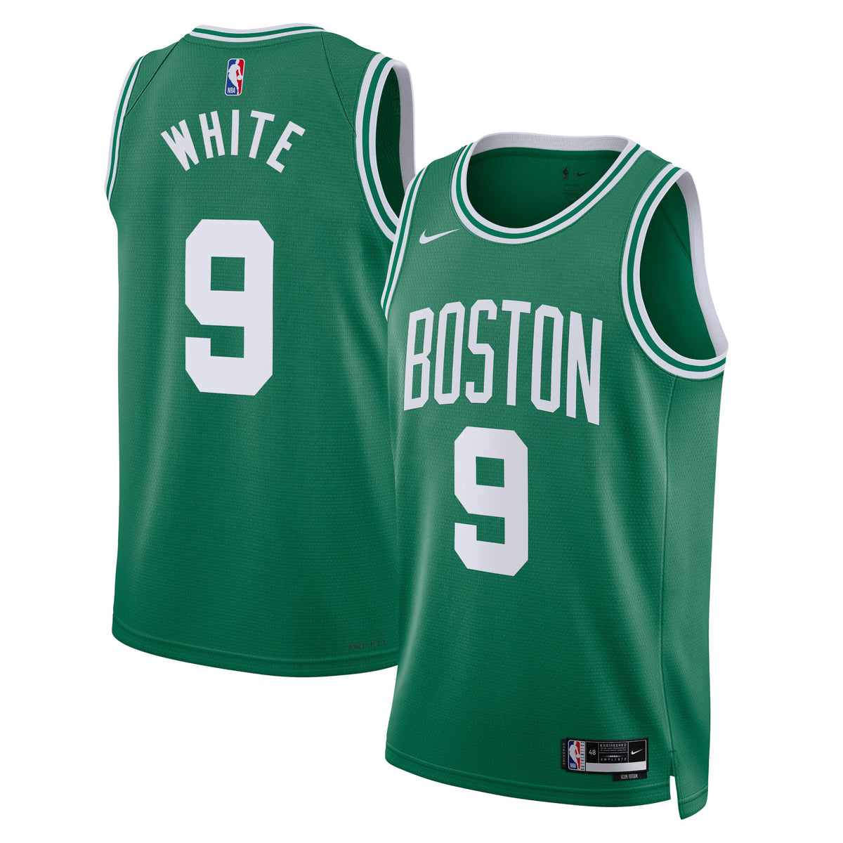 Boston Celtics Icon Edition Swingman Jersey - Kelly Green - Derrick White - Unisex