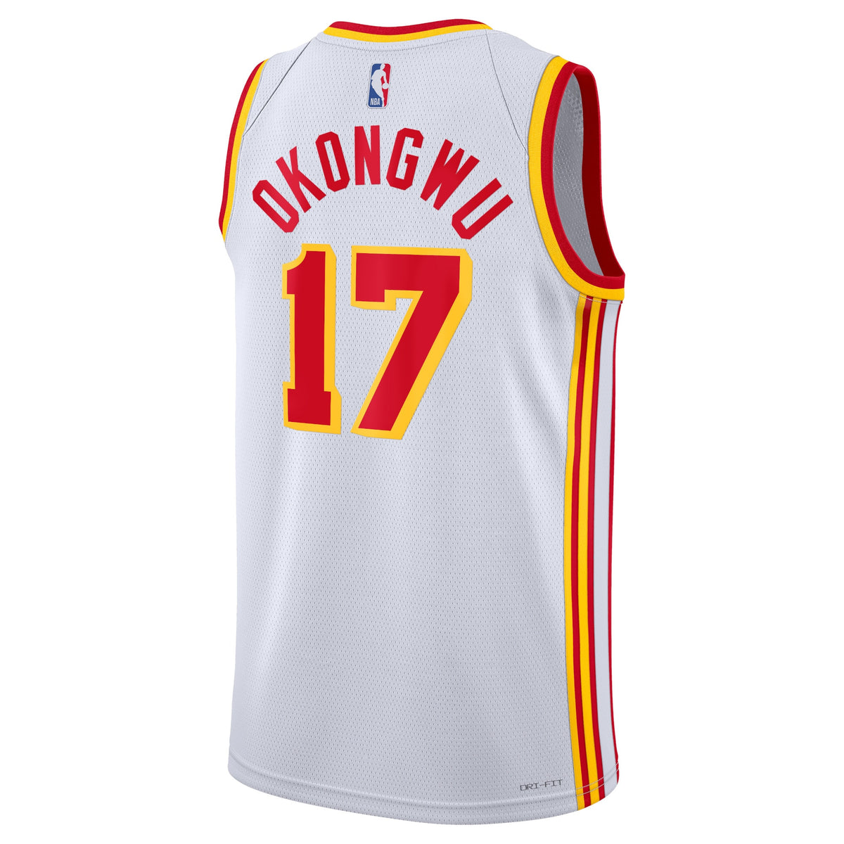 Atlanta Hawks Association Edition Swingman Jersey - White - Onyeka Okongwu - Unisex
