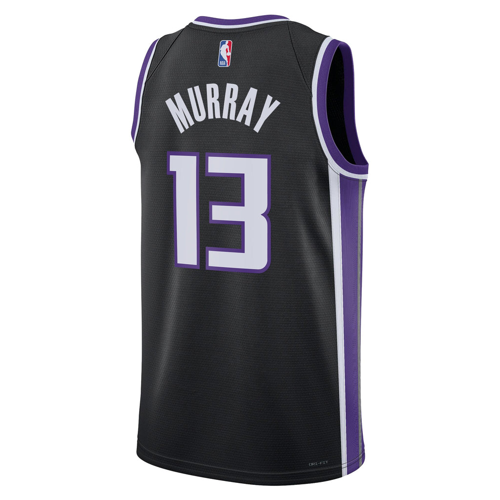 Sacramento Kings Icon Edition Swingman Jersey - Black - Keegan Murray - Unisex