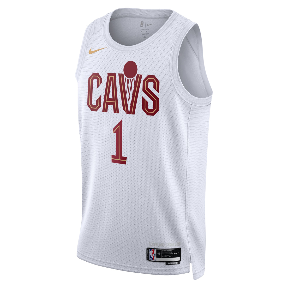 Cleveland Cavaliers Association Edition Swingman Jersey - White - Max Strus - Unisex