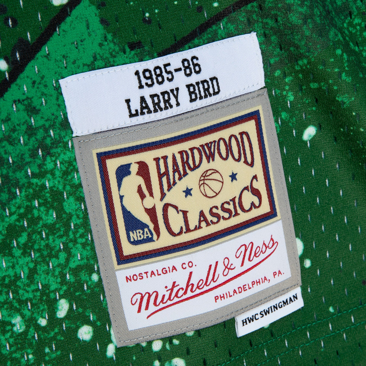Boston Celtics Larry Bird 1985 Hyper Hoops Swingman Jersey - Green