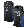 Dallas Mavericks 2025/26 City Edition Swingman Jersey - Black - Daniel Gafford - Unisex