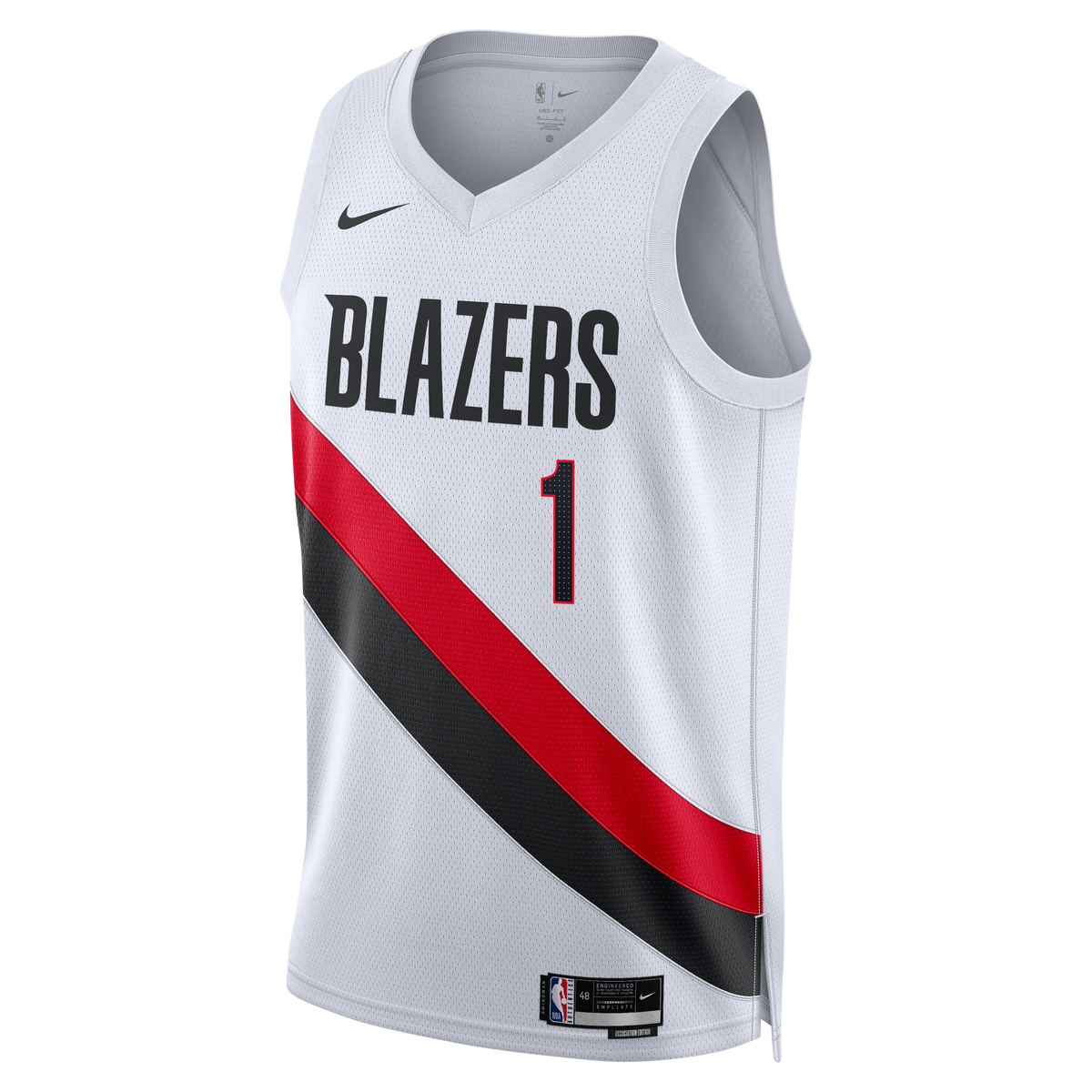 Portland Trail Blazers Replica Association Edition Swingman Jersey - White - Ja Morant - Unisex