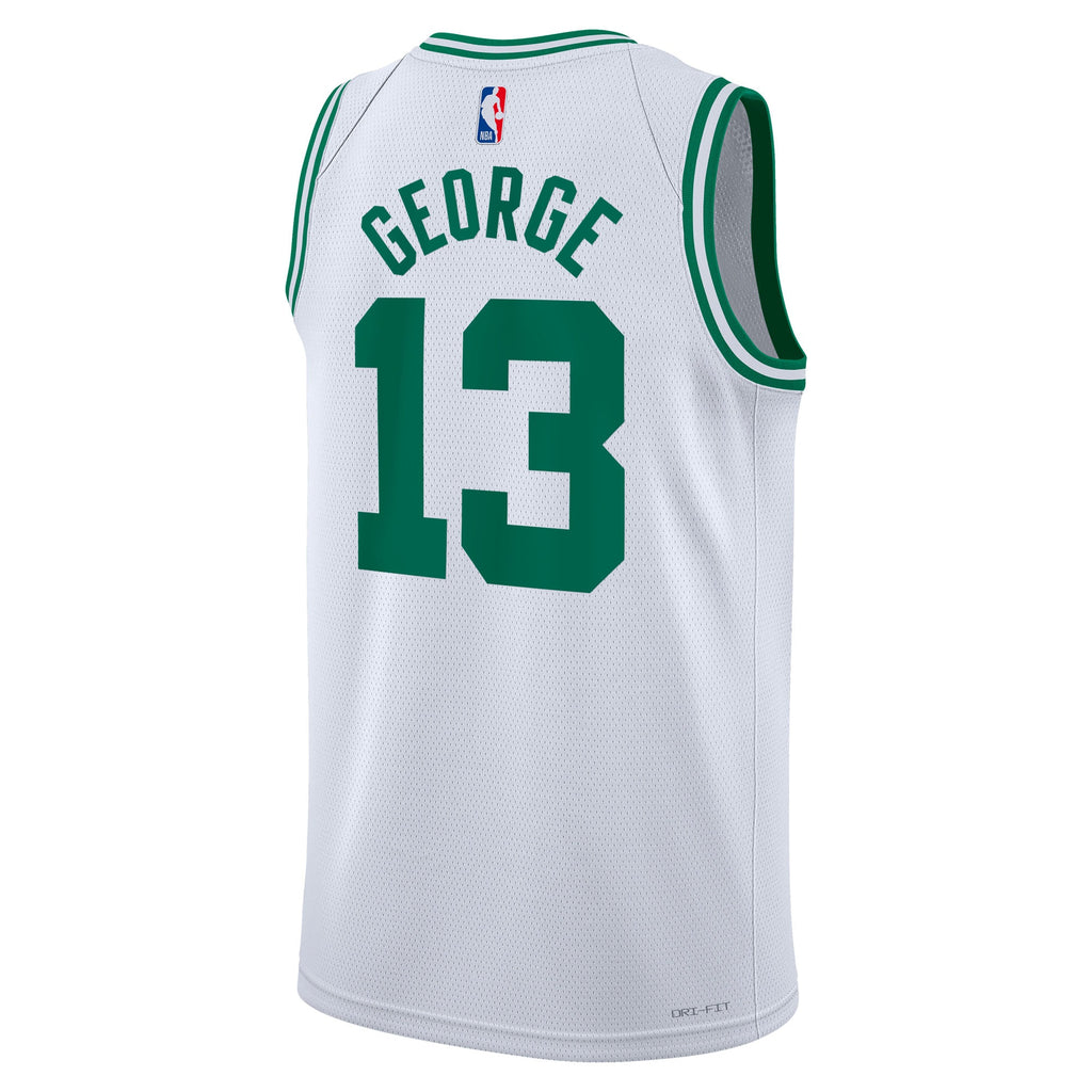 Boston Celtics Association Edition Swingman Jersey - White - Paul George - Unisex