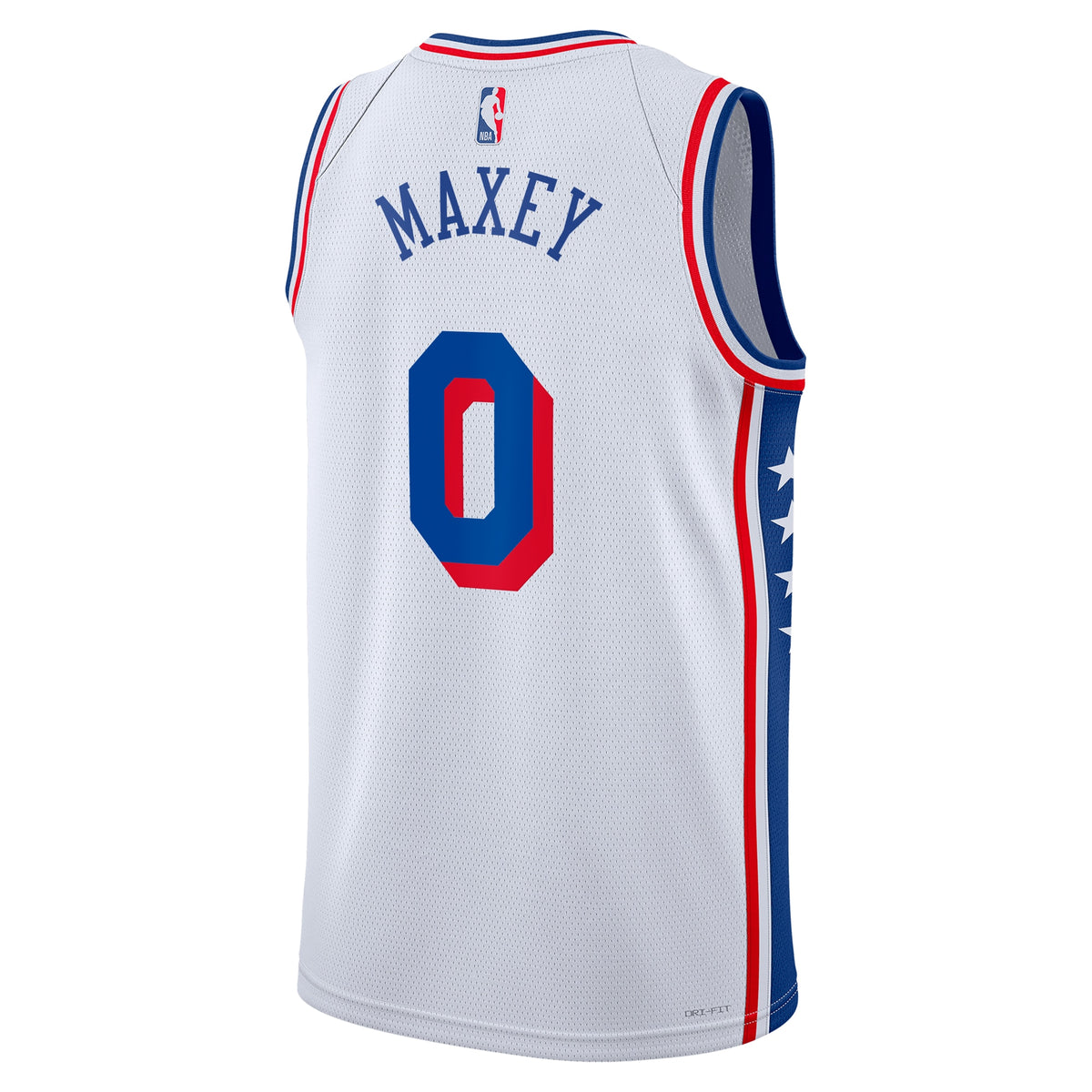 Philadelphia 76ers Association Edition Swingman Jersey - White - Tyrese Maxey - Unisex