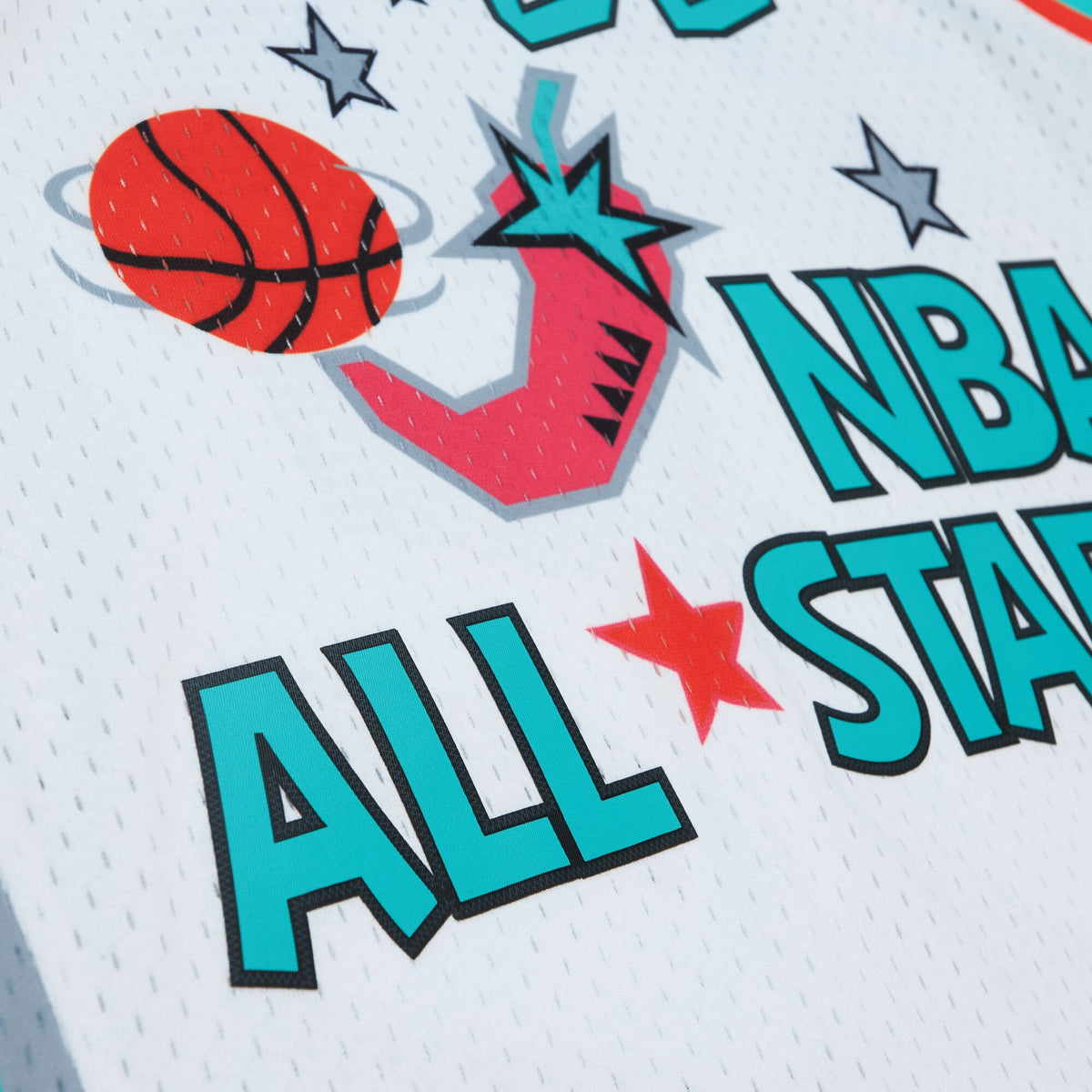 NBA Karl Malone 1996 All-Star Swingman Authentic Jersey - White