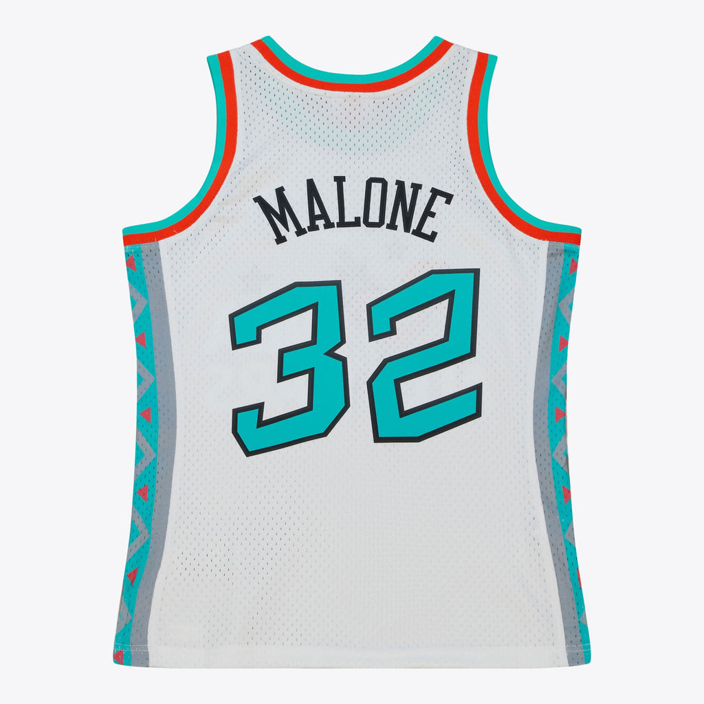 NBA Karl Malone 1996 All-Star Swingman Authentic Jersey - White