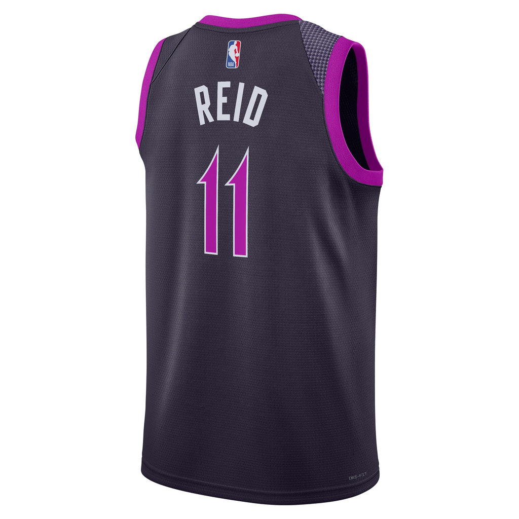 Minnesota Timberwolves 2025/26 City Edition Swingman Jersey - Black - Naz Reid - Unisex