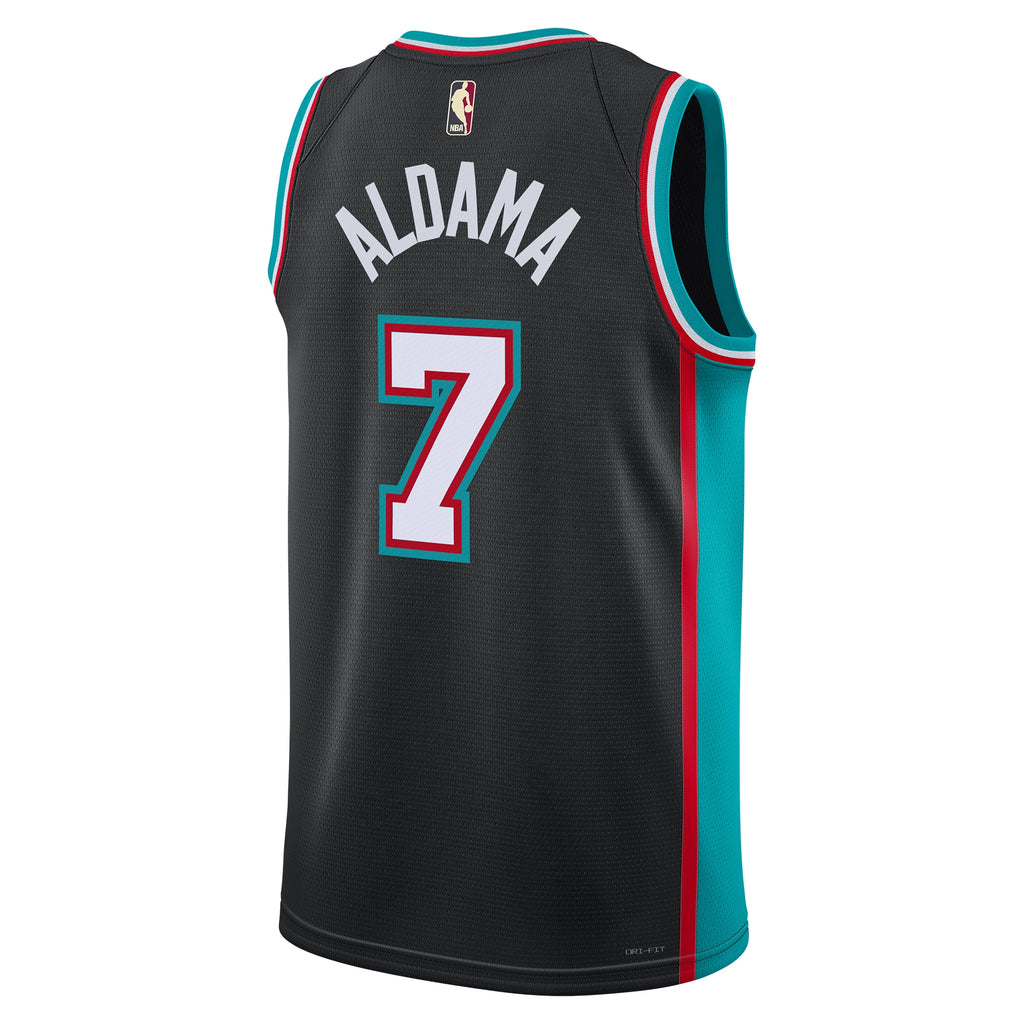 Memphis Grizzlies Classic Edition Jersey - Black - Santi Aldama - Unisex