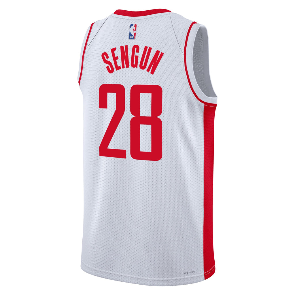 Houston Rockets Association Edition Swingman Jersey - White - Alperen Sengun - Unisex