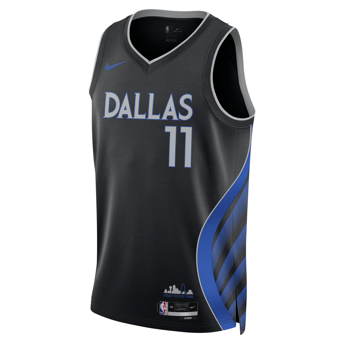 Dallas Mavericks 2025/26 City Edition Swingman Jersey - Black - Kyrie Irving - Unisex