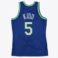 Dallas Mavericks Jason Kidd 1997 Hardwood Classics Road Swingman Jersey - Royal - Mens