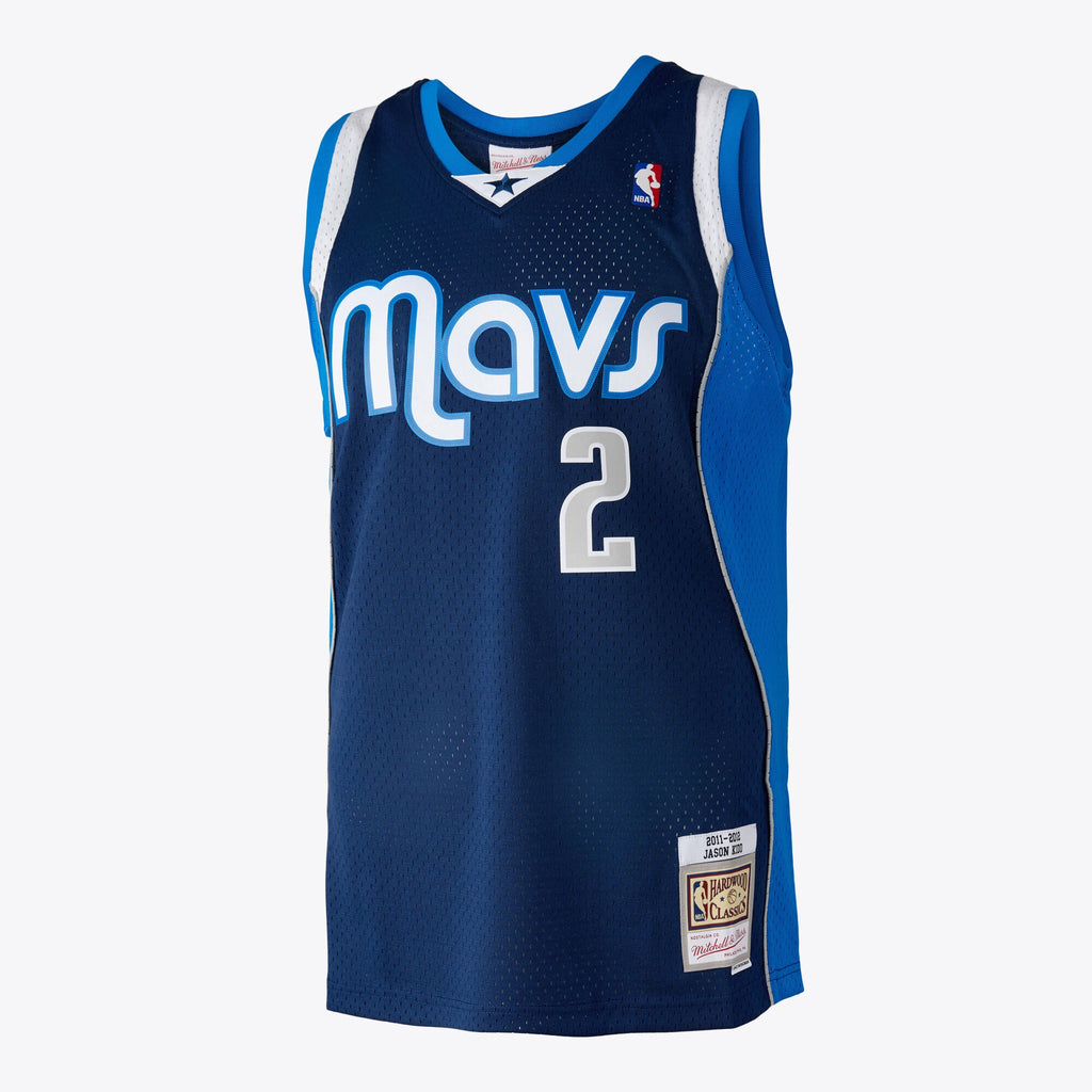 Dallas Mavericks Jason Kidd 2011 Swingman Authentic Jersey - Ash Blue