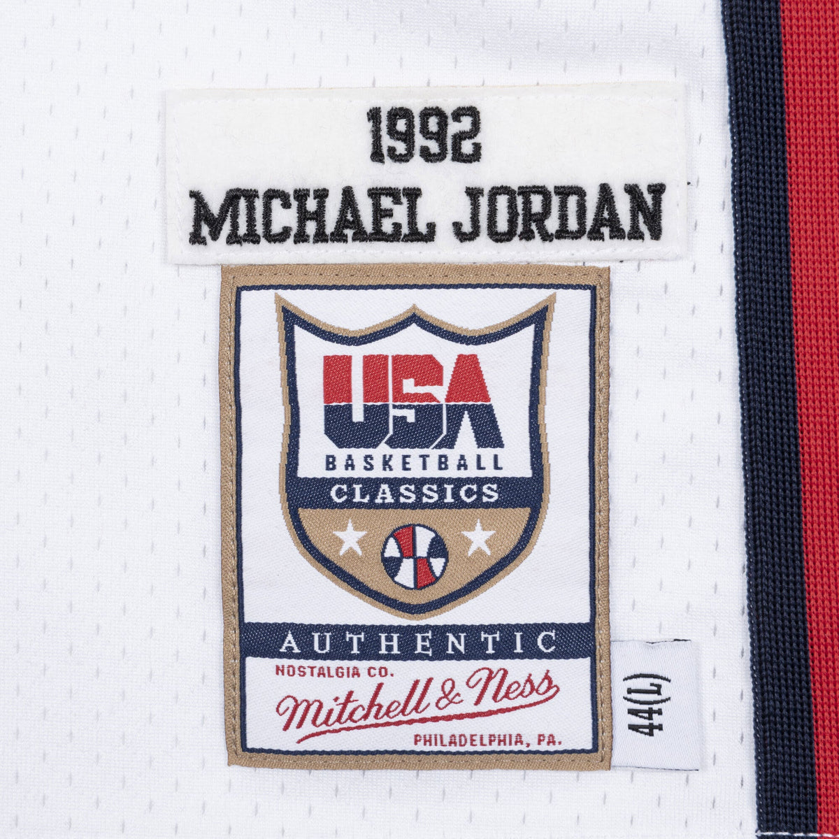USA Basketball Authentic Jersey Michael Jordan 1992
