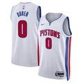 Detroit Pistons Association Edition Swingman Jersey - White - Jalen Duren - Unisex