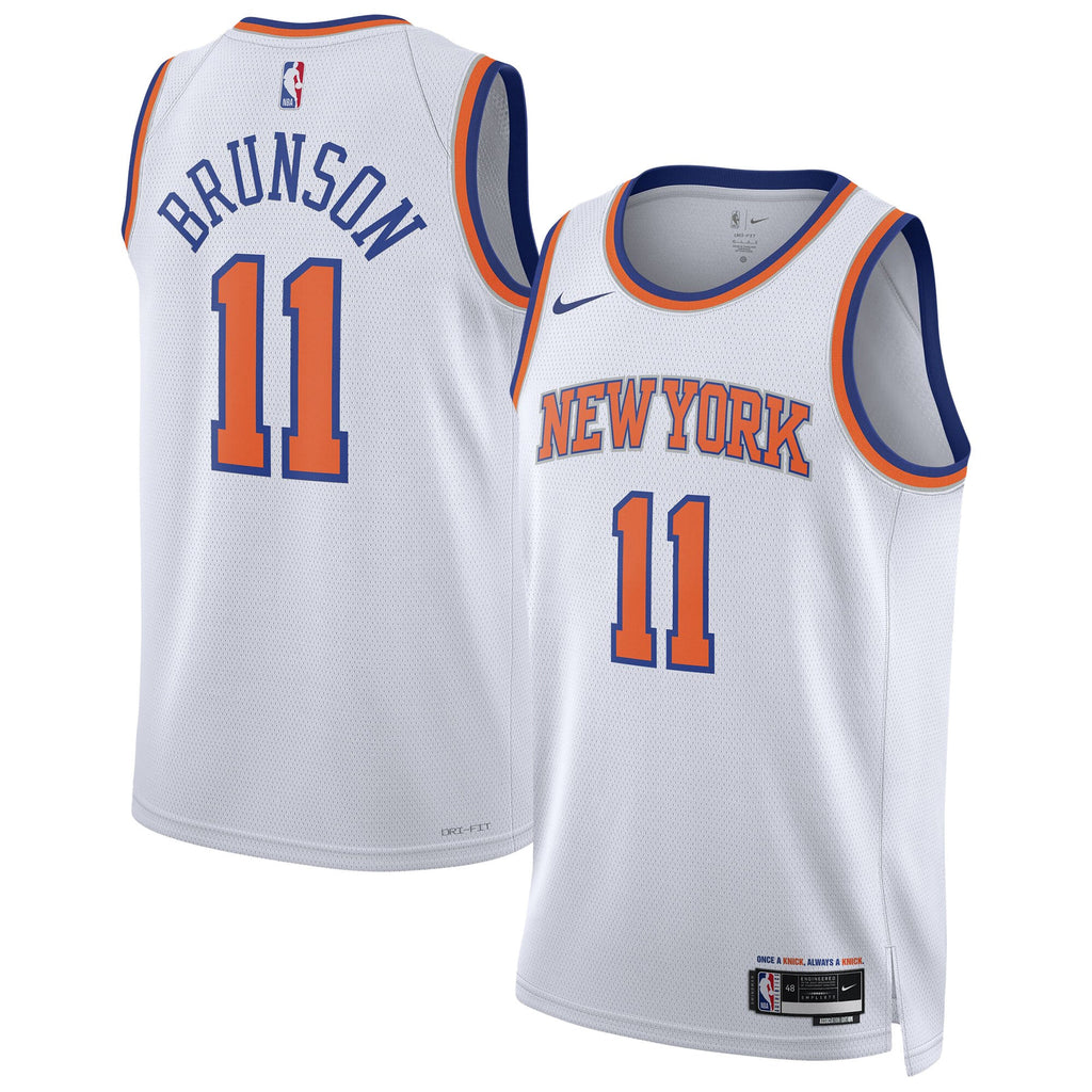 New York Knicks Association Swingman Jersey - Jalen Brunson - Unisex