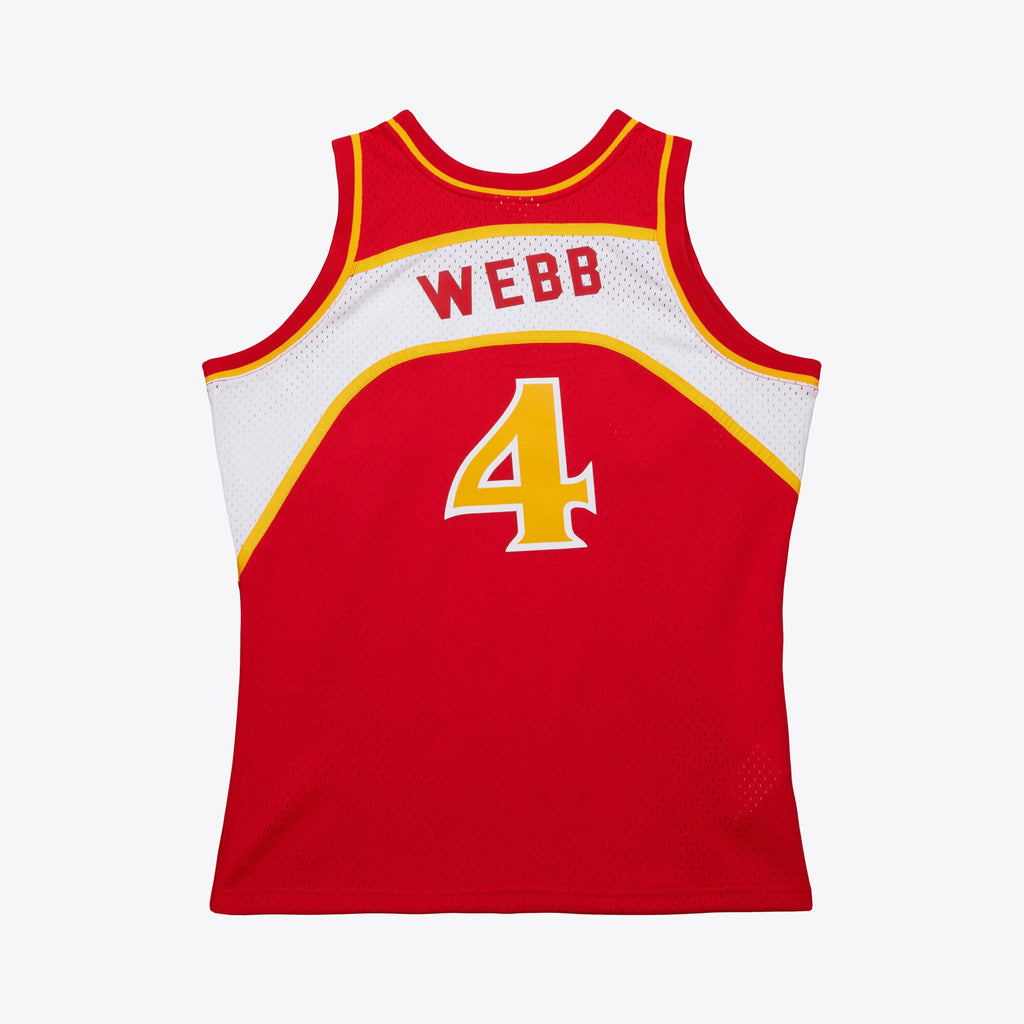 Atlanta Hawks Swingman Jersey Road Spud Webb 1986-87