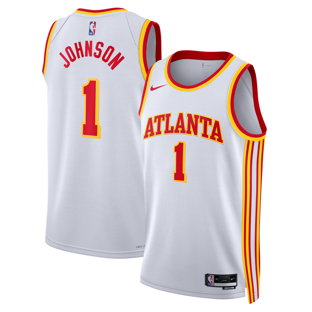 Atlanta Hawks Association Edition Swingman Jersey - White - Jalen Johnson - Unisex