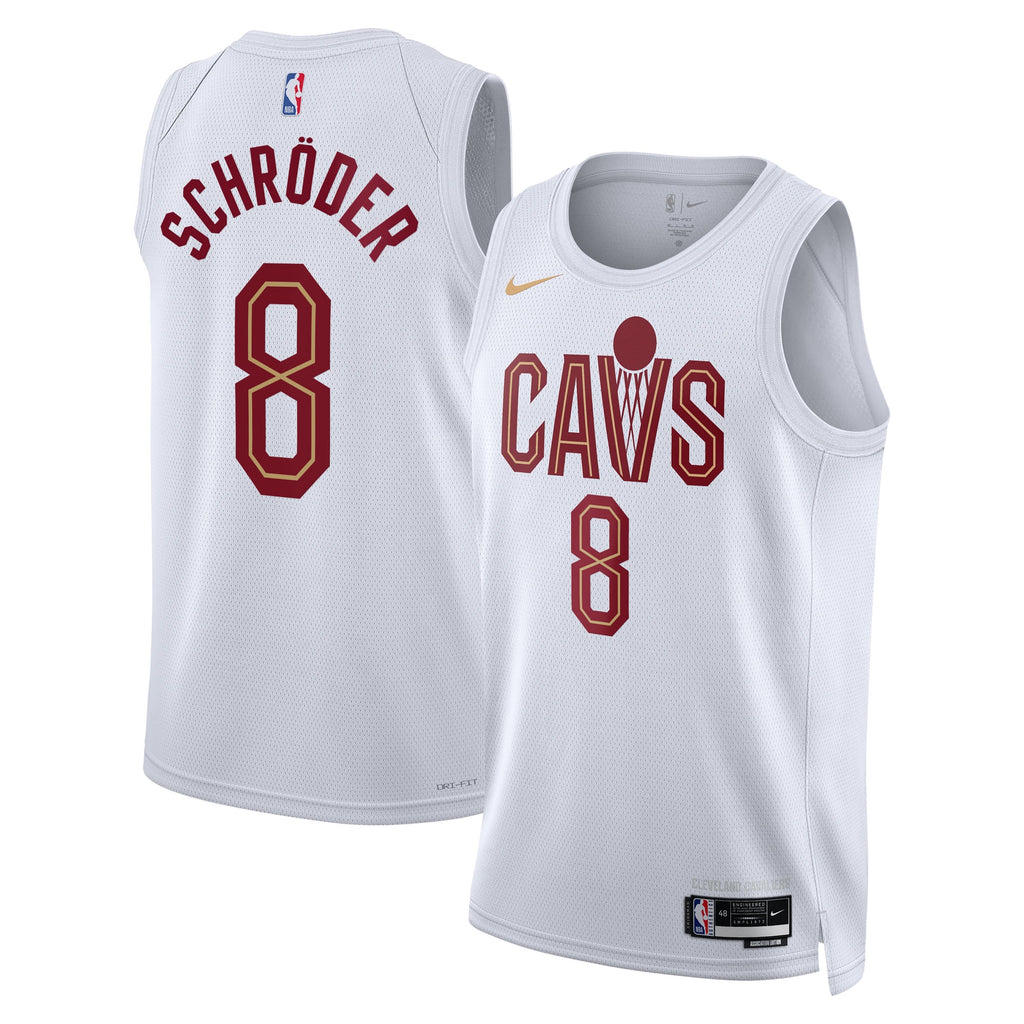 Cleveland Cavaliers Association Edition Swingman Jersey - White - Dennis Schröder - Unisex