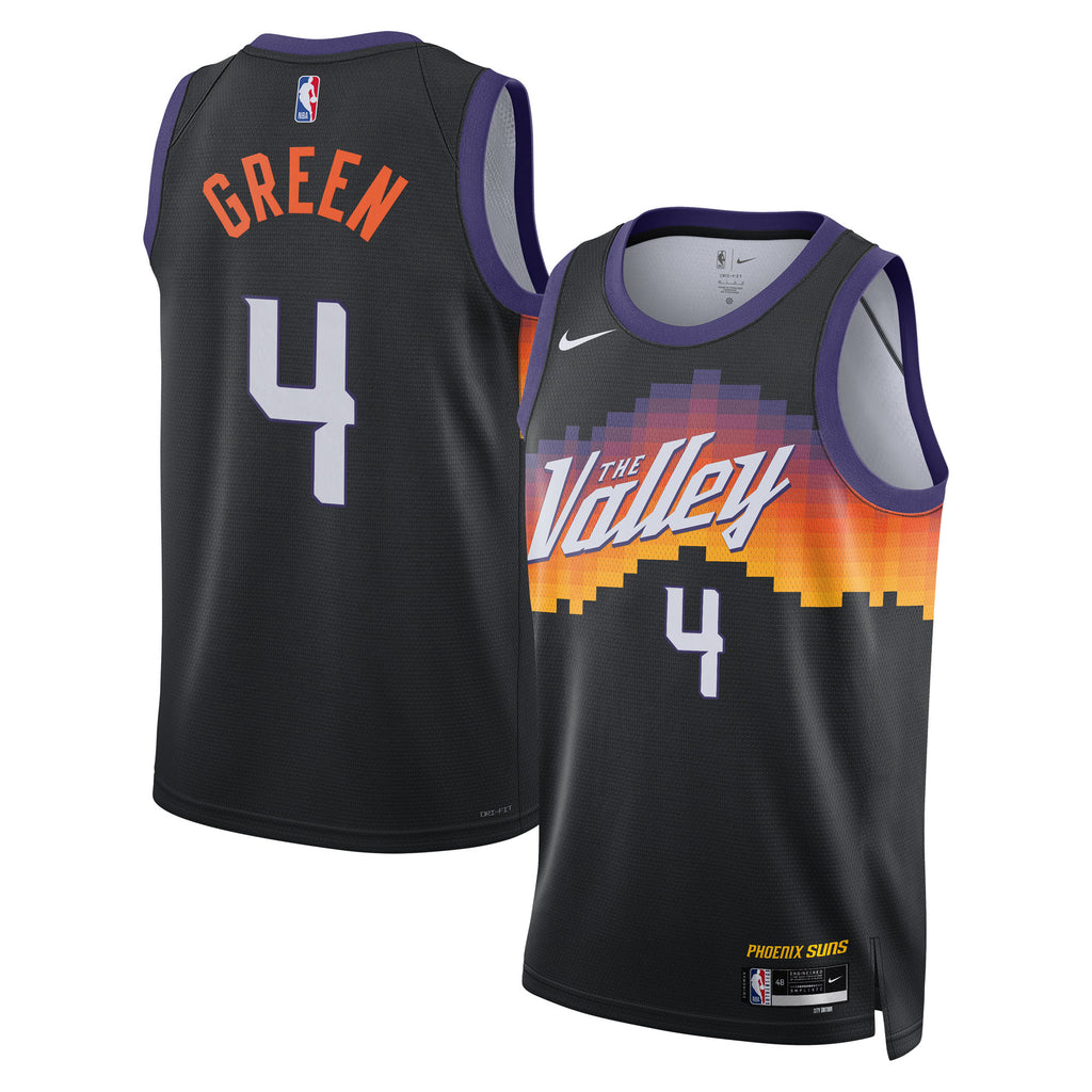 Phoenix Suns 2025/26 City Edition Swingman Jersey - Black - Jalen Green - Unisex