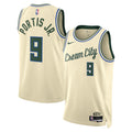 Milwaukee Bucks 2025/26 City Edition Swingman Jersey - Cream - Bobby Portis - Unisex